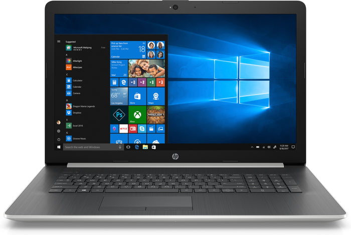 Open Box - HP Notebook - 17-ca1001ca 17.3" (Ryzen 3 3200U, 16GB DDR4 RAM, 128GB SSD with 1TB HDD, Windows 11 ) - Silver
