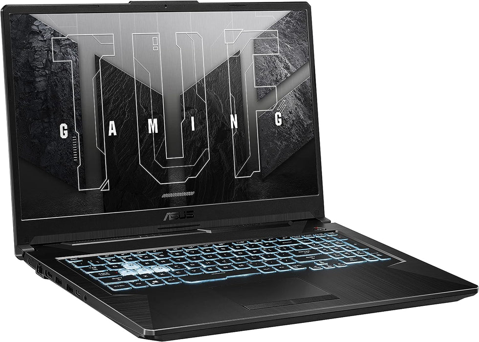 Open Box -  ASUS TUF Gaming FX706HA 17.3" 144Hz Gaming Laptop (Intel® i5-11400H, 512GB SSD, 16GB DDR4, GeForce RTX 2050 & Windows Home 11) - Graphite Black
