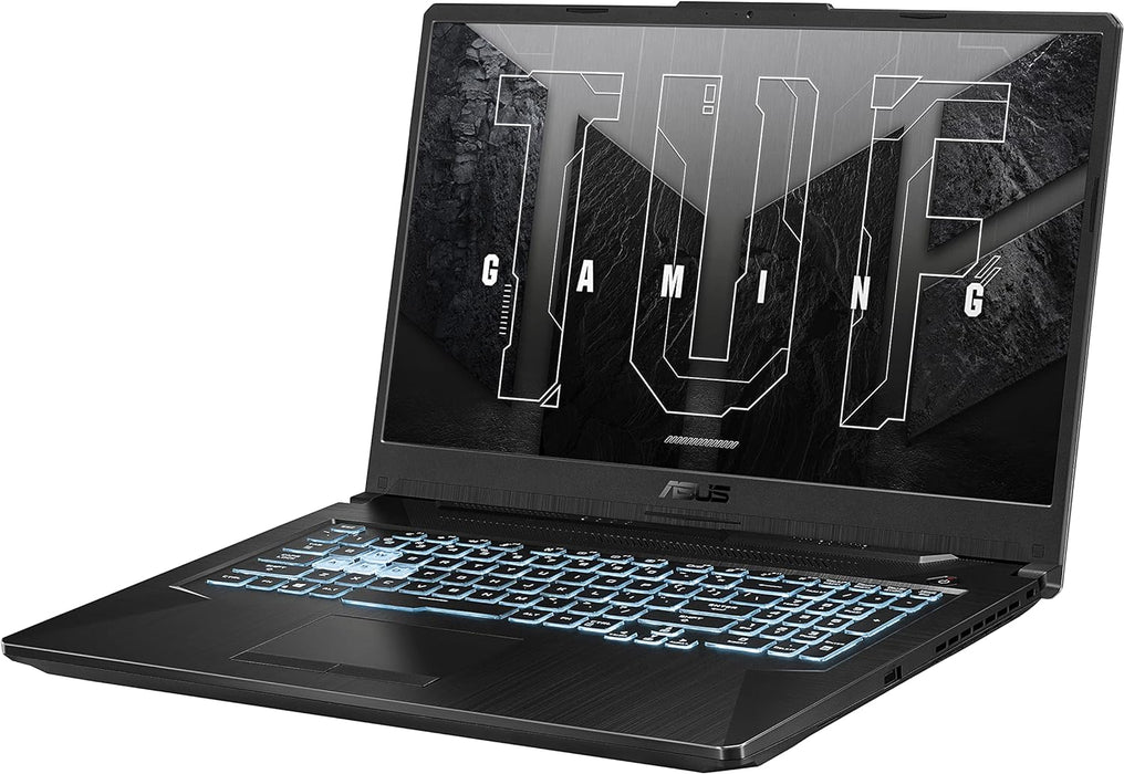 Open Box -  ASUS TUF Gaming FX706HA 17.3" 144Hz Gaming Laptop (Intel® i5-11400H, 512GB SSD, 16GB DDR4, GeForce RTX 2050 & Windows Home 11) - Graphite Black